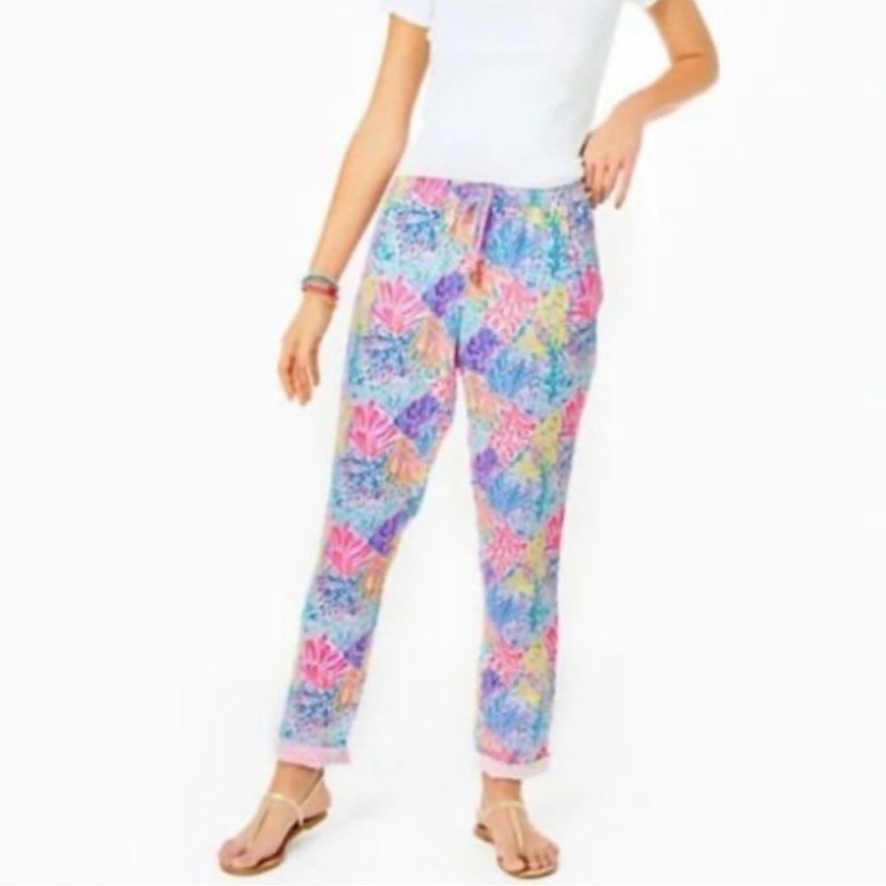 Lilly Pulitzer Taron Pants Size M - Picture 2 of 8